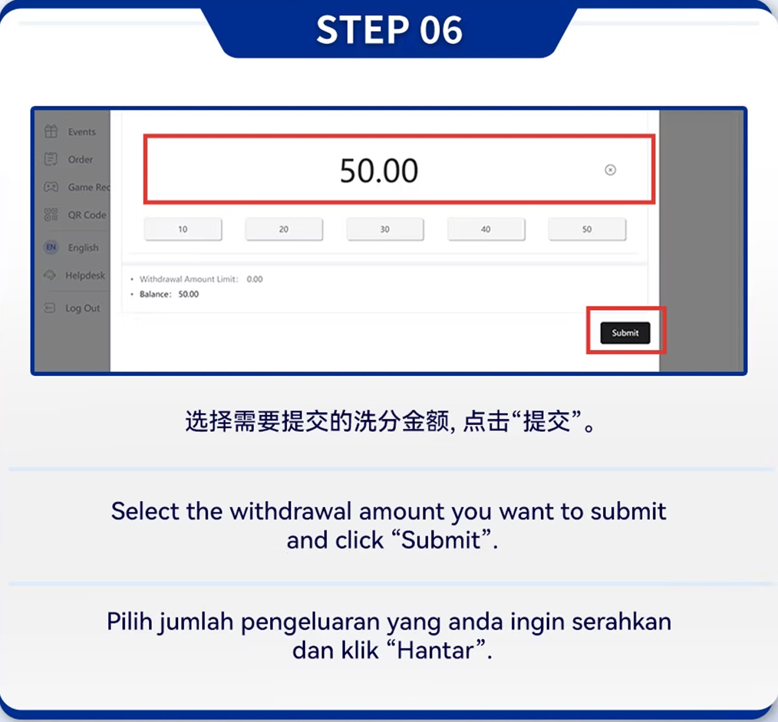 Langkah Top-Up USDT Mudah Alih 6